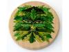 Green Man Wooden Altar Tile