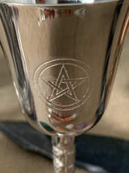 Small Silver Pentagram Chalice