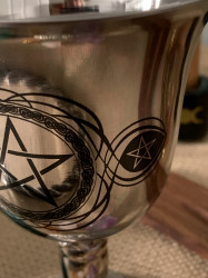 Three Pentagram Chalice