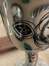 Three Pentagram Chalice