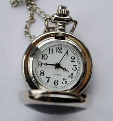 Lisa Parker Wolf Mini Pocket Watch